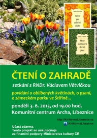 Čtení o zahradě s RNDr. V. Větvičkou